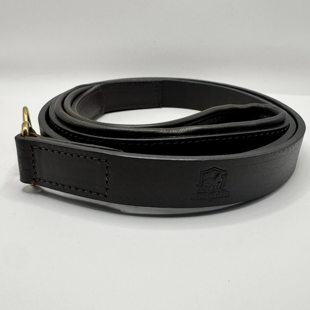 Leather Lead with Padded Handle
