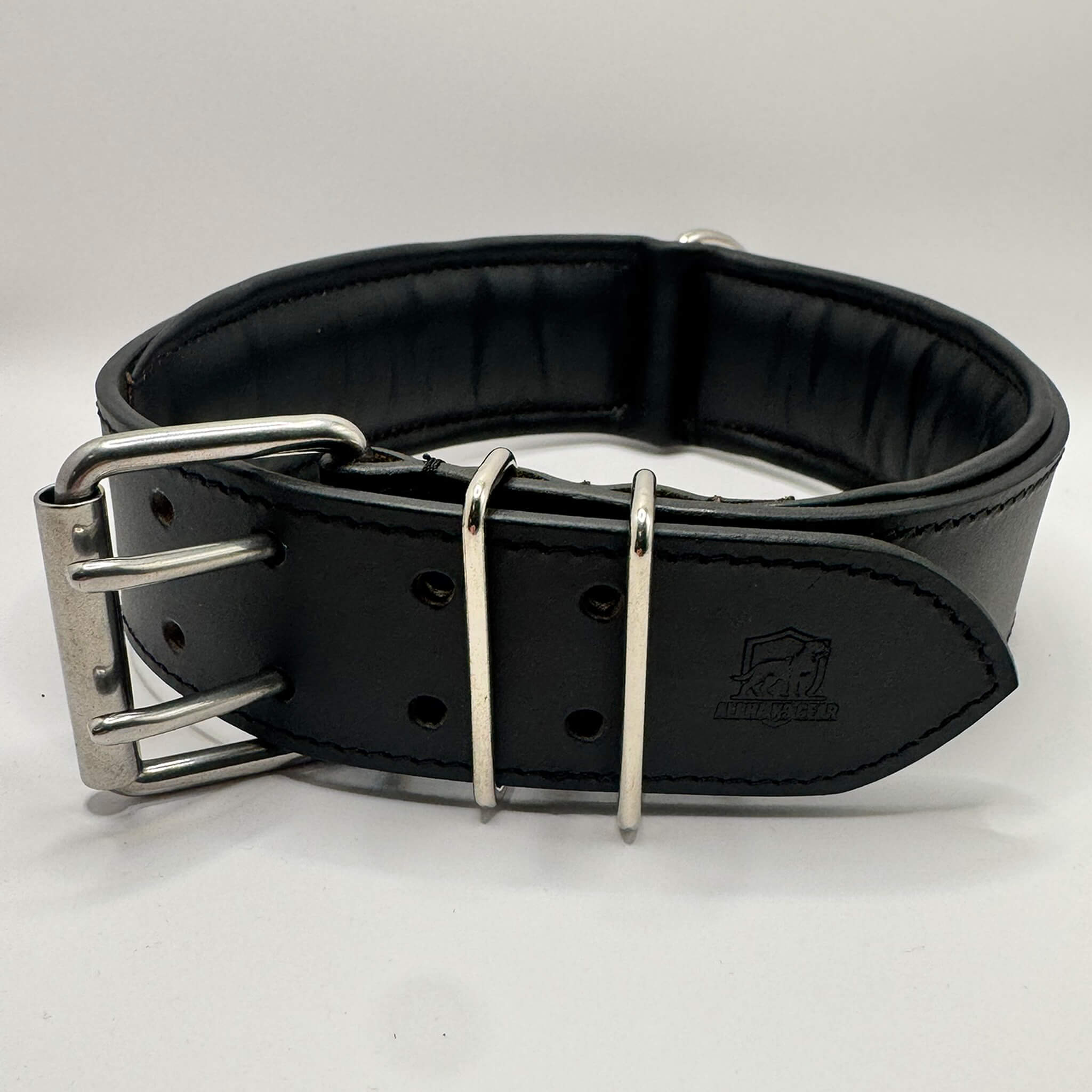 Padded Leather Dog Collar 4.8cm Wide