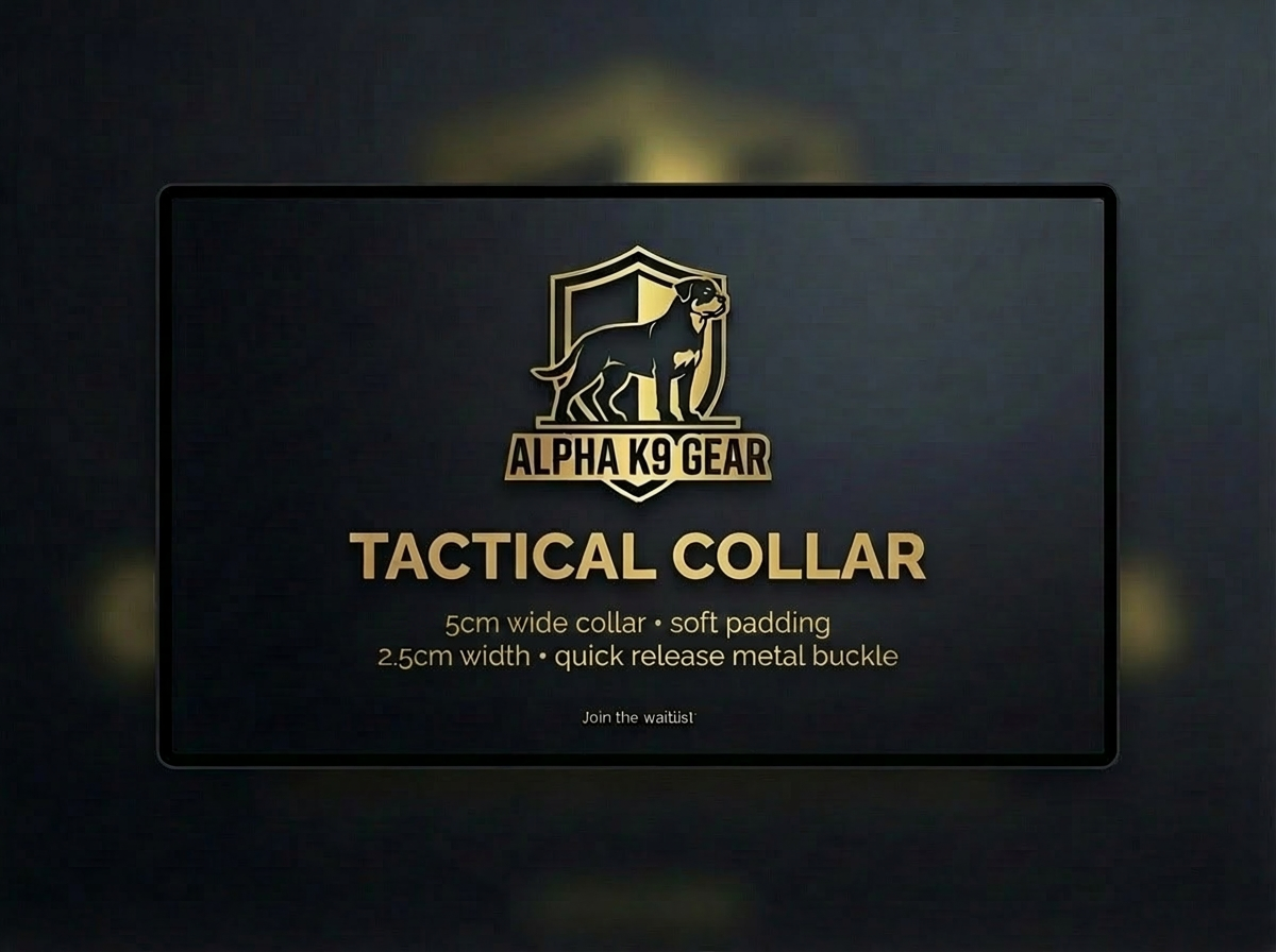 Tactical Dog Collar Coming Soon